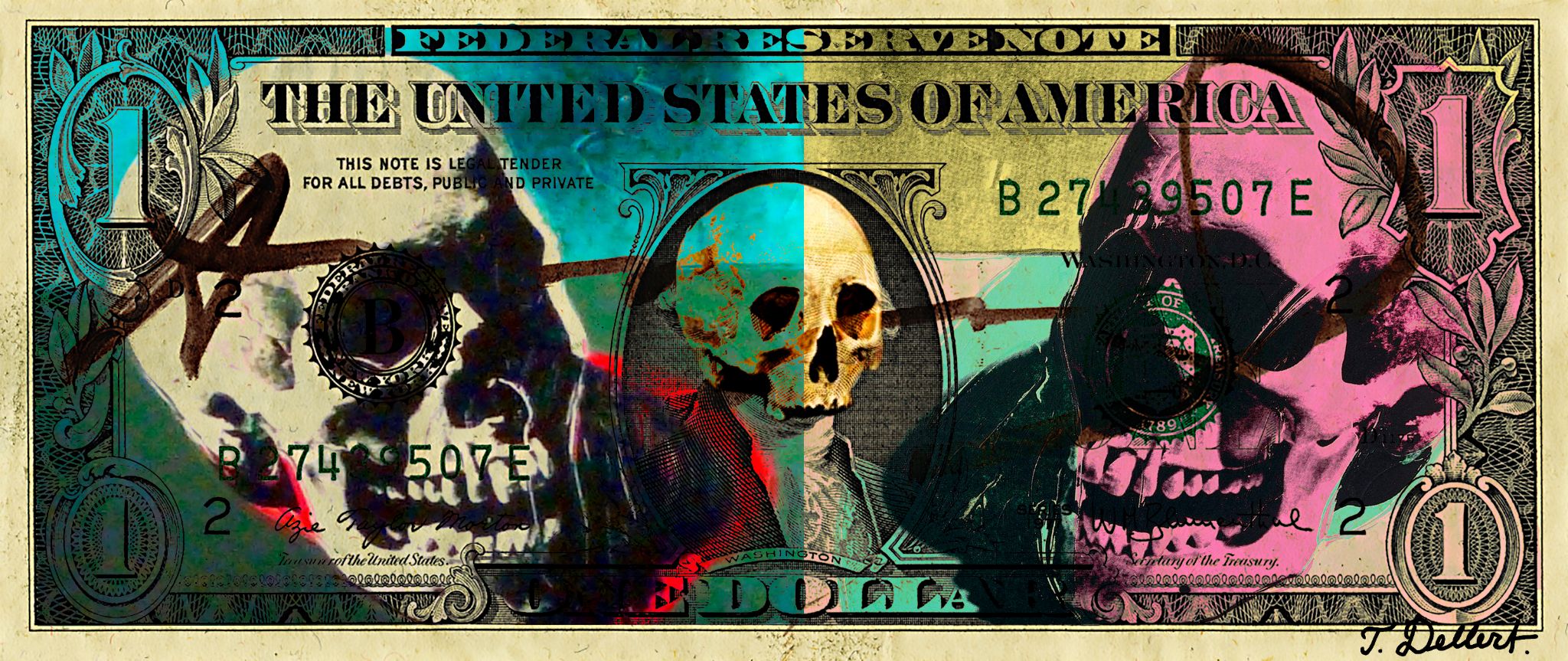 WARHOL DEATH DOLLAR 